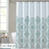 Bathroom curtain waterproof thickened polyester shower curtain European digital shower curtain bathroom partition curtain customization