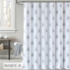 Bathroom curtain waterproof thickened polyester shower curtain European digital shower curtain bathroom partition curtain customization