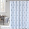 Bathroom curtain waterproof thickened polyester shower curtain European digital shower curtain bathroom partition curtain customization