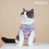 Cat clothes summer clothes hair proof breathable striped vest cute English short Garfield blue white dog sleeveless pet clothes