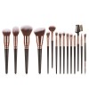 The magic boat 15 giant makeup brush sets, beauty tools 15 Eye Brush long handle wood handle foundation brush.