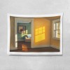 Sea view window background cloth ins wind fresh bedroom bedside dormitory rental transformation home stay decorative wall cloth tapestry