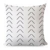 Linen geometric line pillow cover sofa cushion cover Office Square bedside sofa backrest cushion