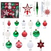 58 pieces / set painted Christmas Ball Set Gift Bag Christmas Tree Pendant Christmas decorations