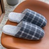 Machine washable Four Seasons Home Furnishing Couple Silent Cotton Slippers Indoor Silent Men and Women Wooden Floor Slippers