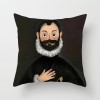 Home pillow case cartoon oil painting Van Gogh Mona Lisa series pillow case