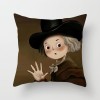 Home pillow case cartoon oil painting Van Gogh Mona Lisa series pillow case