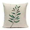Leaf pillow cover sofa cushion nap cushion waist cushion cover pillow cover seat cushion cover