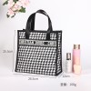 Qianniaoge large capacity cosmetic bag portable travel hand carrying printed cosmetic box waterproof fashion washing bag