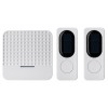 One driven two doorbell remote wireless solar doorbell intelligent music doorbell elderly pager