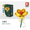 Senbao Building Blocks Flower 601232 Girl Gift Compatible with Lego Flower Bundle Puzzle Assembly Toy Holiday Gift