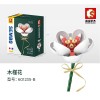 Senbao Building Blocks Flower 601232 Girl Gift Compatible with Lego Flower Bundle Puzzle Assembly Toy Holiday Gift