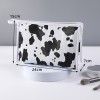 Ins tide cow pattern waterproof handbag cosmetic bag net red portable washing bag creative waterproof travel storage bag