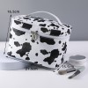 Ins tide cow pattern waterproof handbag cosmetic bag net red portable washing bag creative waterproof travel storage bag
