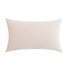 Modern simple light luxury geometric quilted pillow cover model room sofa pillow bedroom bedside cushion waist pillow