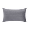 Modern simple light luxury geometric quilted pillow cover model room sofa pillow bedroom bedside cushion waist pillow