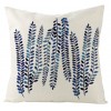 Home blue pillow cover geometric plant Mermaid summer Pillow Cover Blue Summer