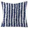 Home blue pillow cover geometric plant Mermaid summer Pillow Cover Blue Summer