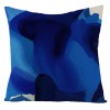 Home blue pillow cover geometric plant Mermaid summer Pillow Cover Blue Summer