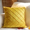 Nordic style velvet pillow case sofa pillow case living room cushion embossed rhombic velvet waist pillow back