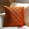 Nordic style velvet pillow case sofa pillow case living room cushion embossed rhombic velvet waist pillow back