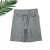 European and American sports Yoga short sleeve suit women's drawstring fitness suit high-end seamless Yoga SUIT XL 
