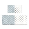 Gray floor mat waterproof and oil proof PVC foam leather kitchen floor mat thickened