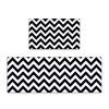 Floor mat waterproof, oil proof and anti slip washable PVC leather foam kitchen floor mat