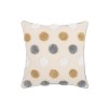 Nordic Bohemian style living room sofa pillow ins light luxury cotton canvas tufted waist pillow cushion pillow case