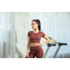 European and American drawstring zipper sports long sleeve fitness suit set women's seamless Yoga suit 