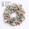 Christmas decorations Nordic green plants Eucalyptus Christmas Wreath home wall hanging door hanging decorations