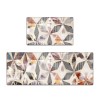 European and American Abstract floor mat waterproof and oil-proof PVC foamed leather kitchen floor mat thickened oil-proof and water-proof