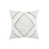 Nordic ins tufted pillow cover embroidered bedside pillow bedroom living room sofa office chair pillow cushion
