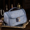 Tommill hot velvet cosmetic bag portable net red large capacity storage bag portable super fire toiletries storage bag