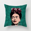 Home pillow case green series Frida pillow case living room sofa decorative pillow case cushion