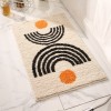 Simple toilet door mat water absorbent foot mat home bathroom non slip mat Door Mat Carpet