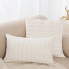 Nordic simple Dutch velvet pillow corrugated cushion cover living room sofa waist