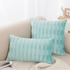 Nordic simple Dutch velvet pillow corrugated cushion cover living room sofa waist