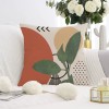 Nordic Abstract plush pillow Morandi sofa pillow cover modern simple short plush printed pillow cover cushion cover