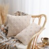Ins wind pillow case star yellow flower pillow case simple living room waist pillow tufted drift window flower pillow