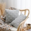 Ins wind pillow case star yellow flower pillow case simple living room waist pillow tufted drift window flower pillow