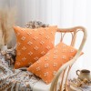 Ins wind pillow case star yellow flower pillow case simple living room waist pillow tufted drift window flower pillow