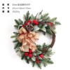 Christmas decorations eucalyptus leaf simulation wreath half ring Christmas window door Pendant