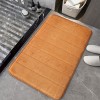 Simple solid color coral velvet quilted floor mat toilet bathroom absorbent doormat household porch foot mat custom made