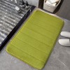 Simple solid color coral velvet quilted floor mat toilet bathroom absorbent doormat household porch foot mat custom made