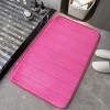 Simple solid color coral velvet quilted floor mat toilet bathroom absorbent doormat household porch foot mat custom made