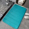 Simple solid color coral velvet quilted floor mat toilet bathroom absorbent doormat household porch foot mat custom made