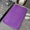 Simple solid color coral velvet quilted floor mat toilet bathroom absorbent doormat household porch foot mat custom made