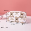 Japan and South Korea net red cute bear portable cosmetic bag large capacity cosmetic storage bag travel handbag