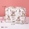 Japan and South Korea net red cute bear portable cosmetic bag large capacity cosmetic storage bag travel handbag